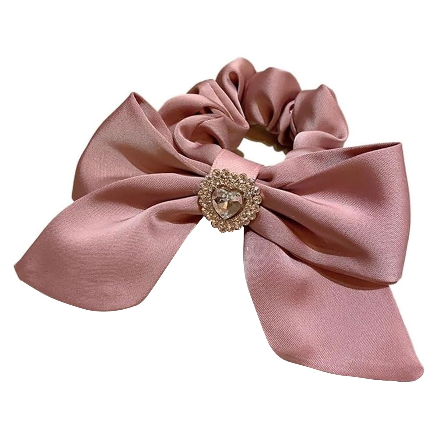 Chouchou en Satin Papillon avec Strass - Collection Harper