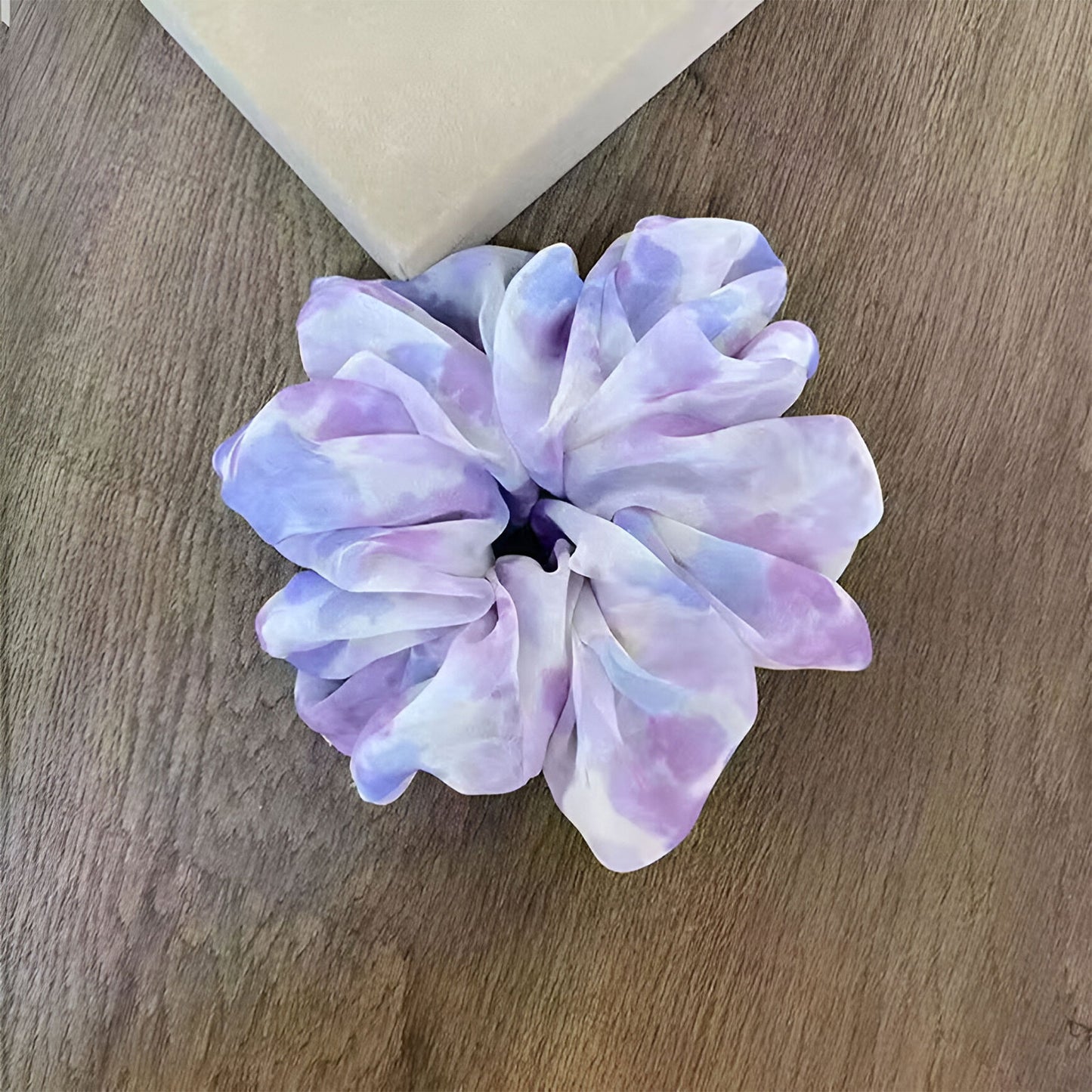 Chouchou en Aquarelle Douce Violet - Collection Iris Aurora