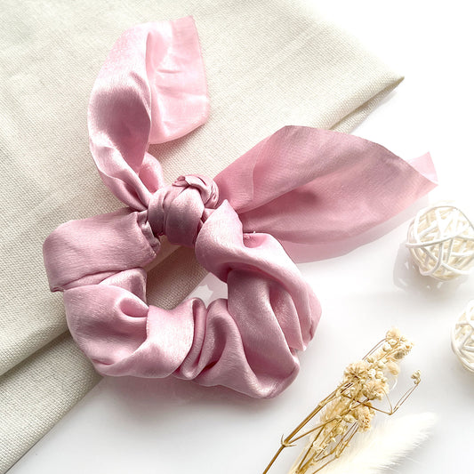 Chouchou en Satin Papillon - Collection Mariposa