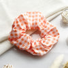 Chouchou en Coton Vichy Soft Polly Orange