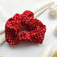 Chouchou Vintage Breezy Bloom Rouge à Pois
