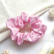 Chouchou Fleuri Tissu Doux Sunny Blossom Rose