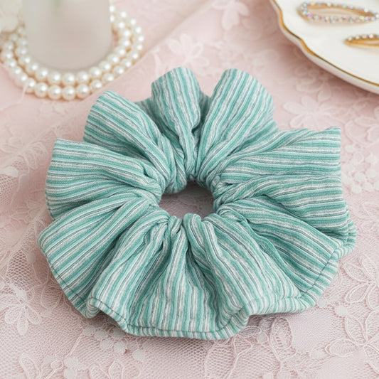 Chouchou XXL en Mousseline Ally Vert