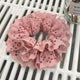Chouchou en Tissu Brodé Geneviève Rose