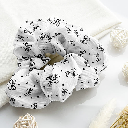Chouchou Imprimé Nœud Papillon - Collection Marilou