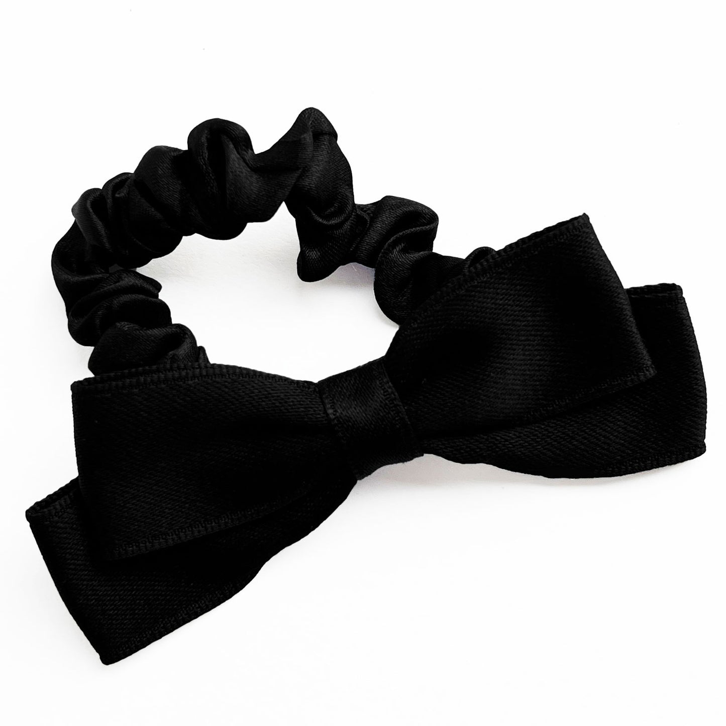 Chouchou Satin à Nœud Papillon - Collection Nika