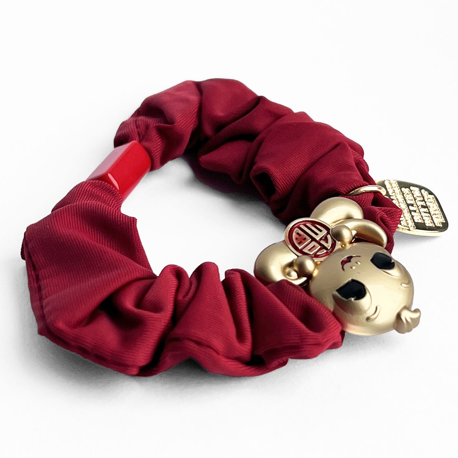 Chouchou Rouge Porte Bonheur - Collection Clover