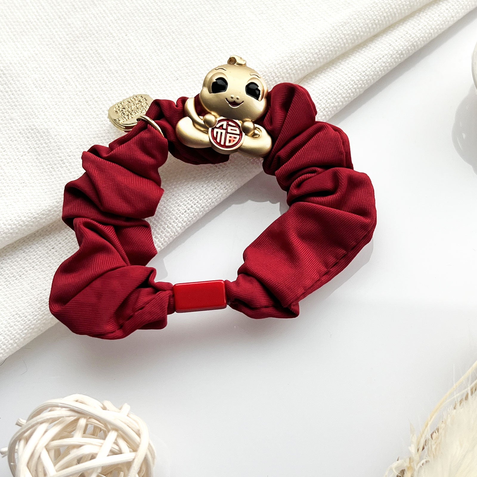 Chouchou Rouge Porte Bonheur