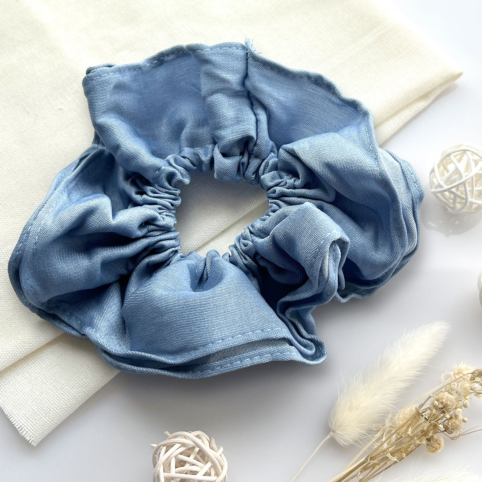 Chouchou en Tissu Plissé - Collection Sage