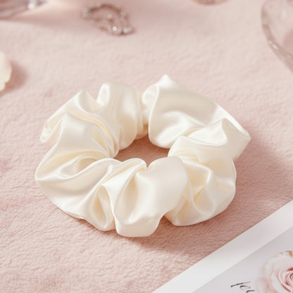 Chouchou en Soie Jennie Blanc