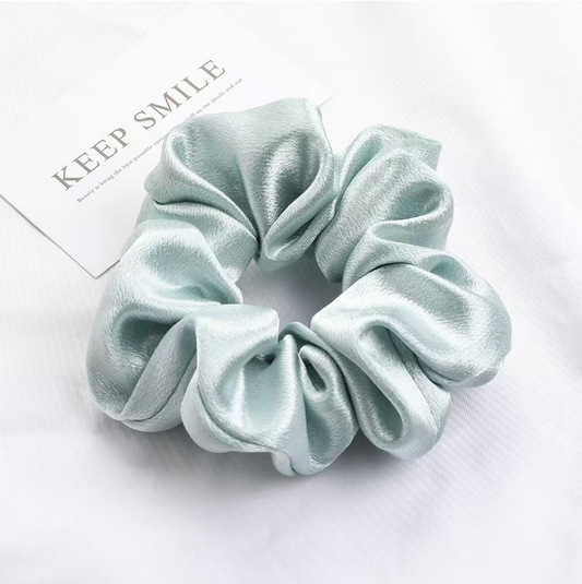 Chouchou Satin Vert