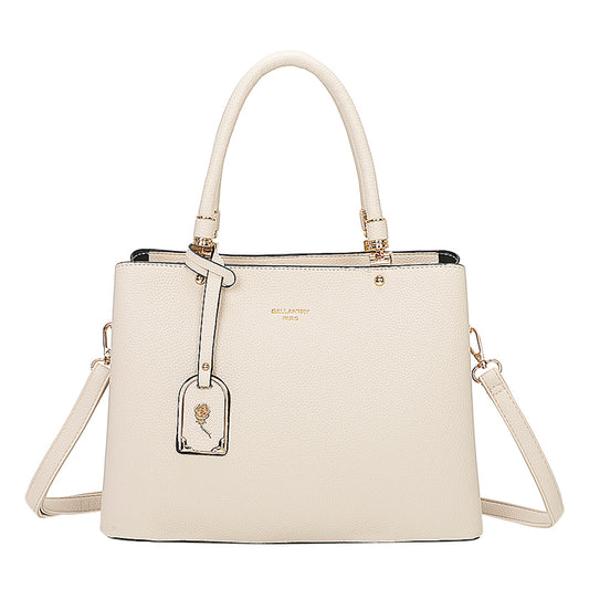 Sac à Main Cabas à Attache Florale Octavia Beige