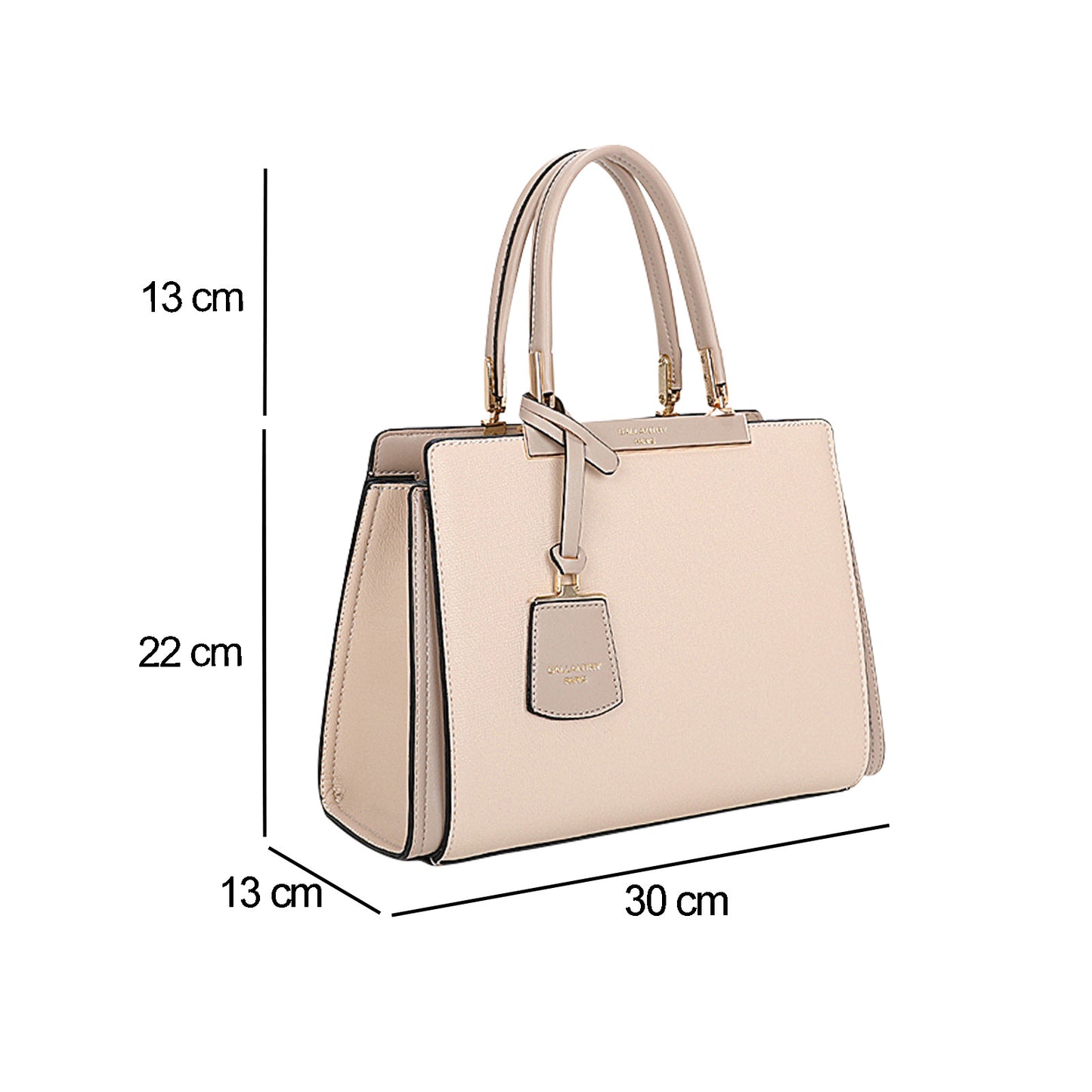 Sac à Main Rectangulaire à Bandoulière Whitney Beige