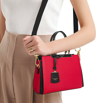 Sac à Main Rectangulaire à Bandoulière Whitney Rouge