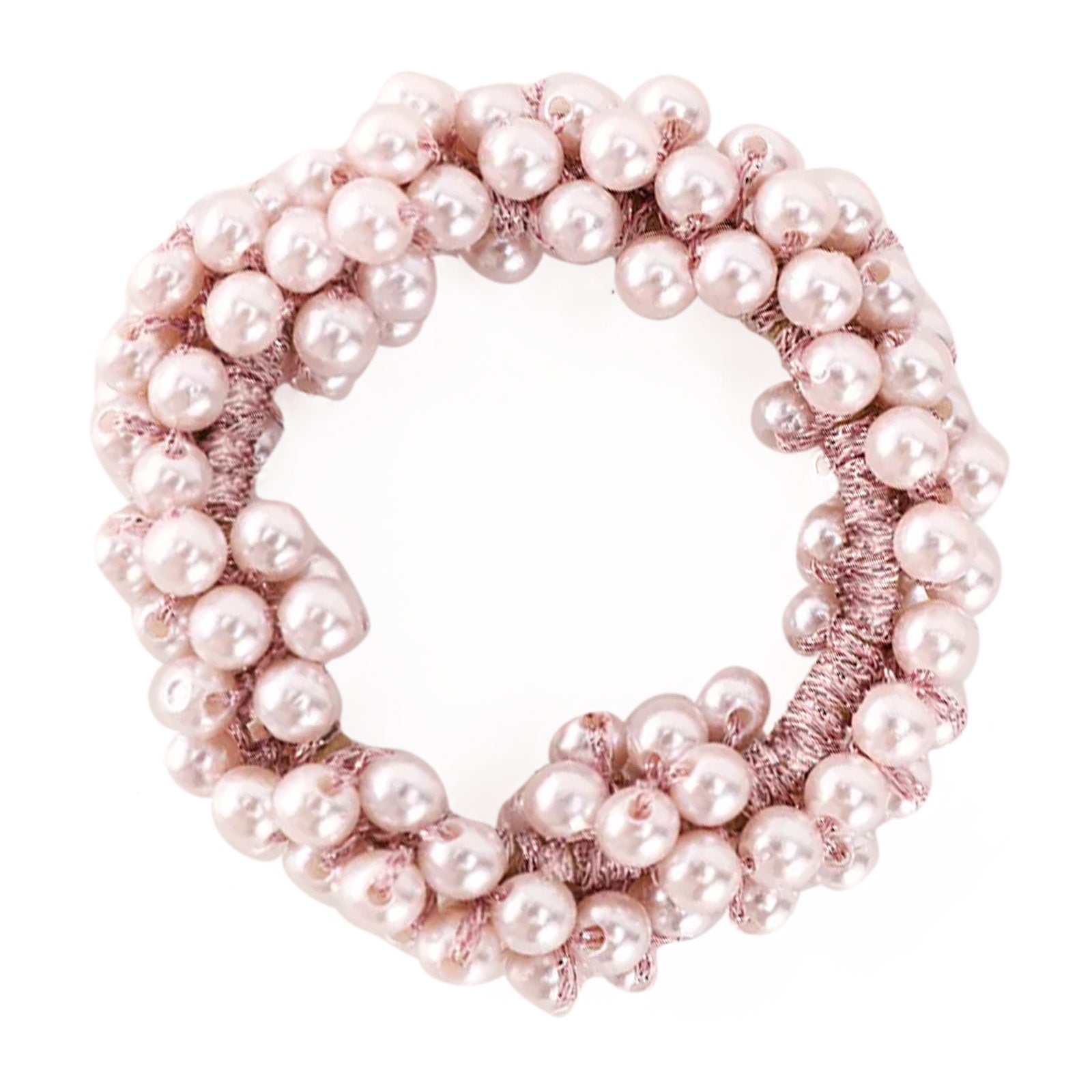 Élastique Élégant avec Perles Ambre Lavande