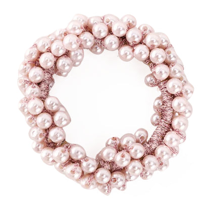 Élastique Élégant avec Perles Ambre Lavande