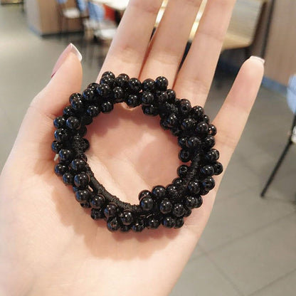 Élastique Élégant avec Perles Jannett Noir