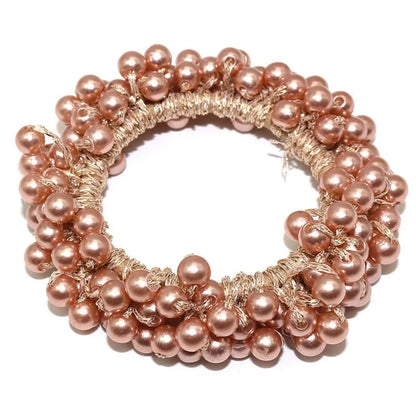 Élastique Élégant avec Perles Jannett Rose Antique