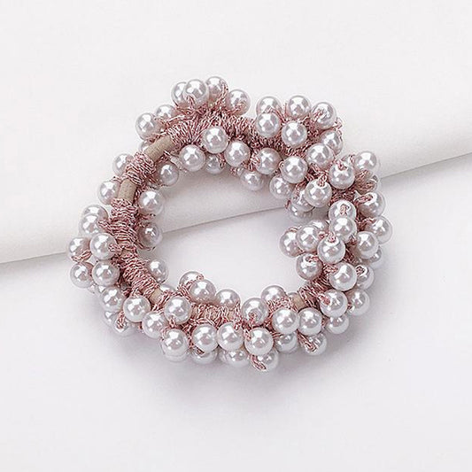 Élastique Élégant avec Perles Jannett Rose