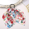 Élastique Foulard Elodie à Ruban Fleuri Tropical