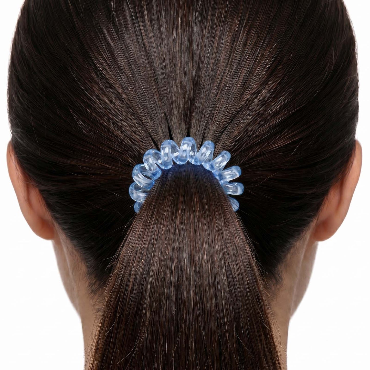 Élastique Spirale Perle Cristalline Joyau Azur