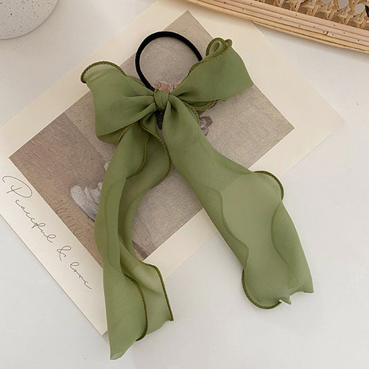 Élastique Casual Ashleen à Nœud Long Vert