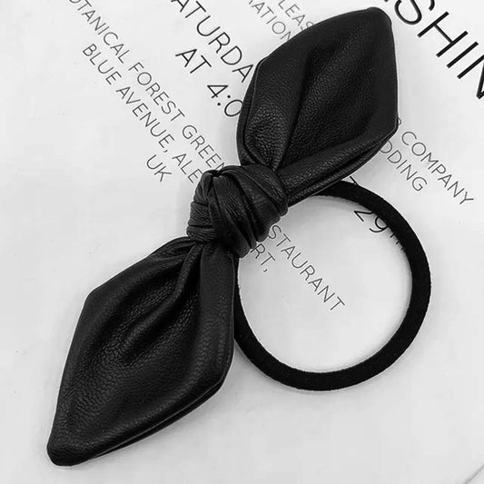 Élastique à Nœud Papillon en Cuir