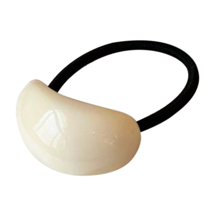 Élastique Casual Aveline avec Perle Effet Bois Blanc Cassé