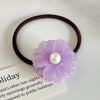 Élastique Casual Liza à Fleur Cristalline Violet