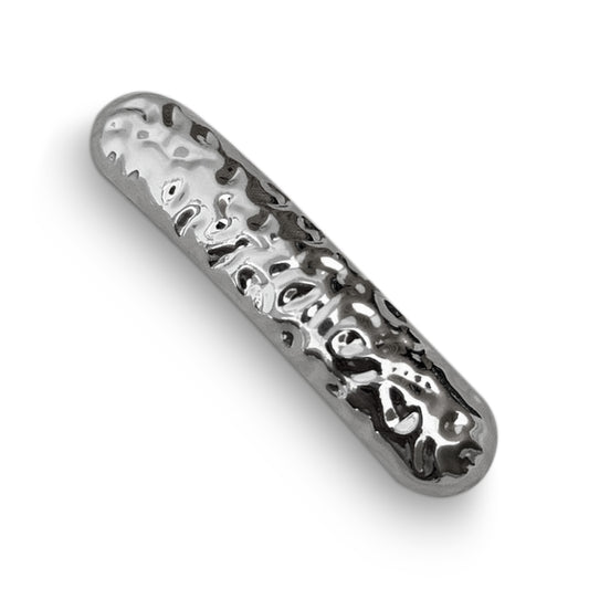 Barette Sculpturale Fantaisie Mandy Argenté