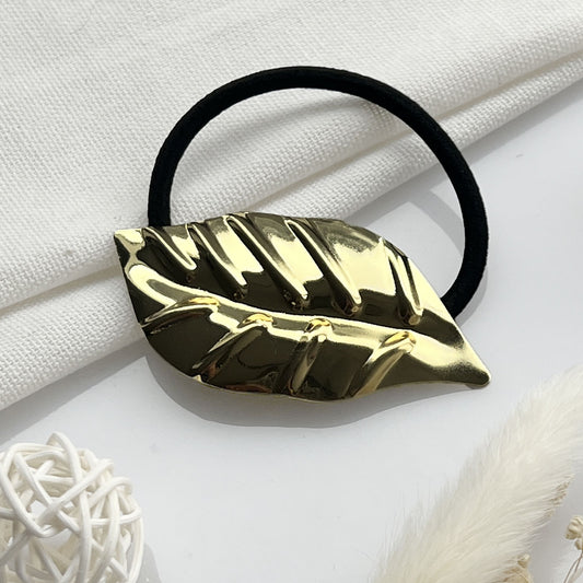 Élastique à Feuille Sculptée