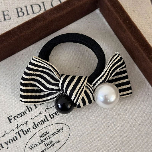 Élastique à Nœud BCBG Perlé