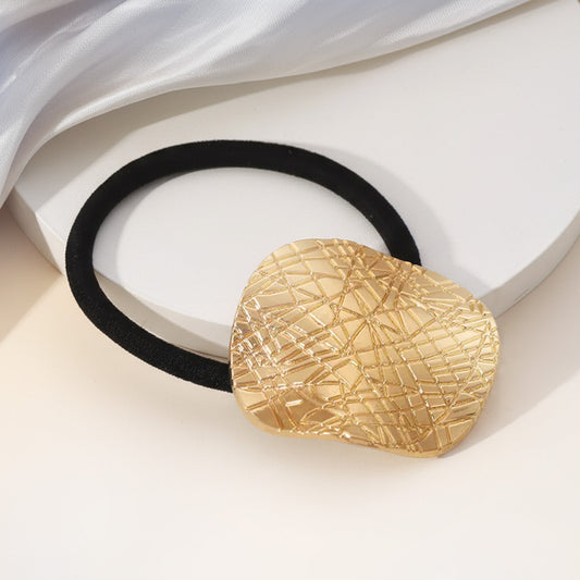 Élastique Casual Annika à Anneau Sculptural Doré