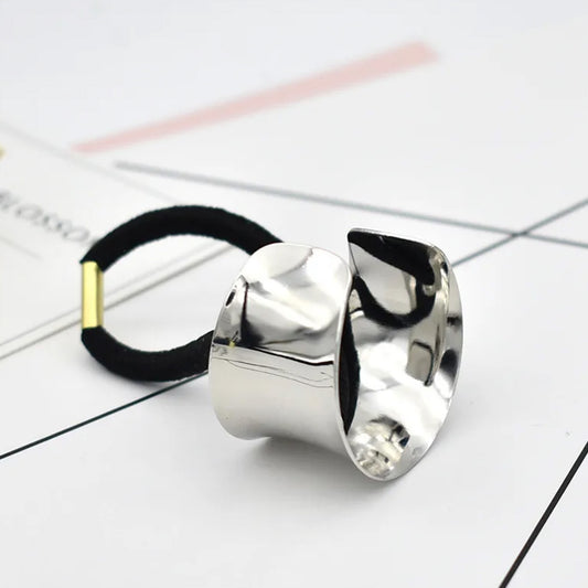 Élastique Bague Effet Miroir