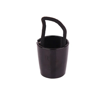Élastique Casual pour Cheveux à Anneau Ajustable en Cristal Structuré Noir