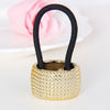 Élastique Casual Selma à Boucle Souple Cristal Doré