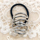 Élastique Casual Omega à Boucle en Spirale Argenté