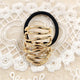 Élastique Casual Omega à Boucle en Spirale Doré