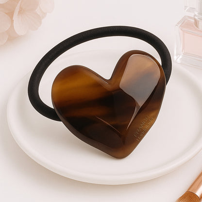 Élastique Casual Acacia Cœur d'Opaline Marron