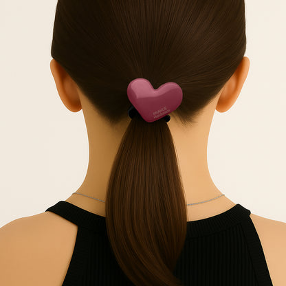 Élastique Casual Acacia Cœur d'Opaline Rose