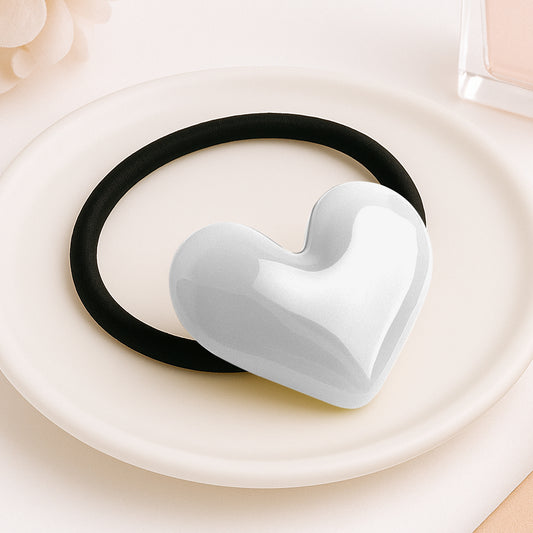 Élastique Casual Acacia Cœur d'Opaline Blanc