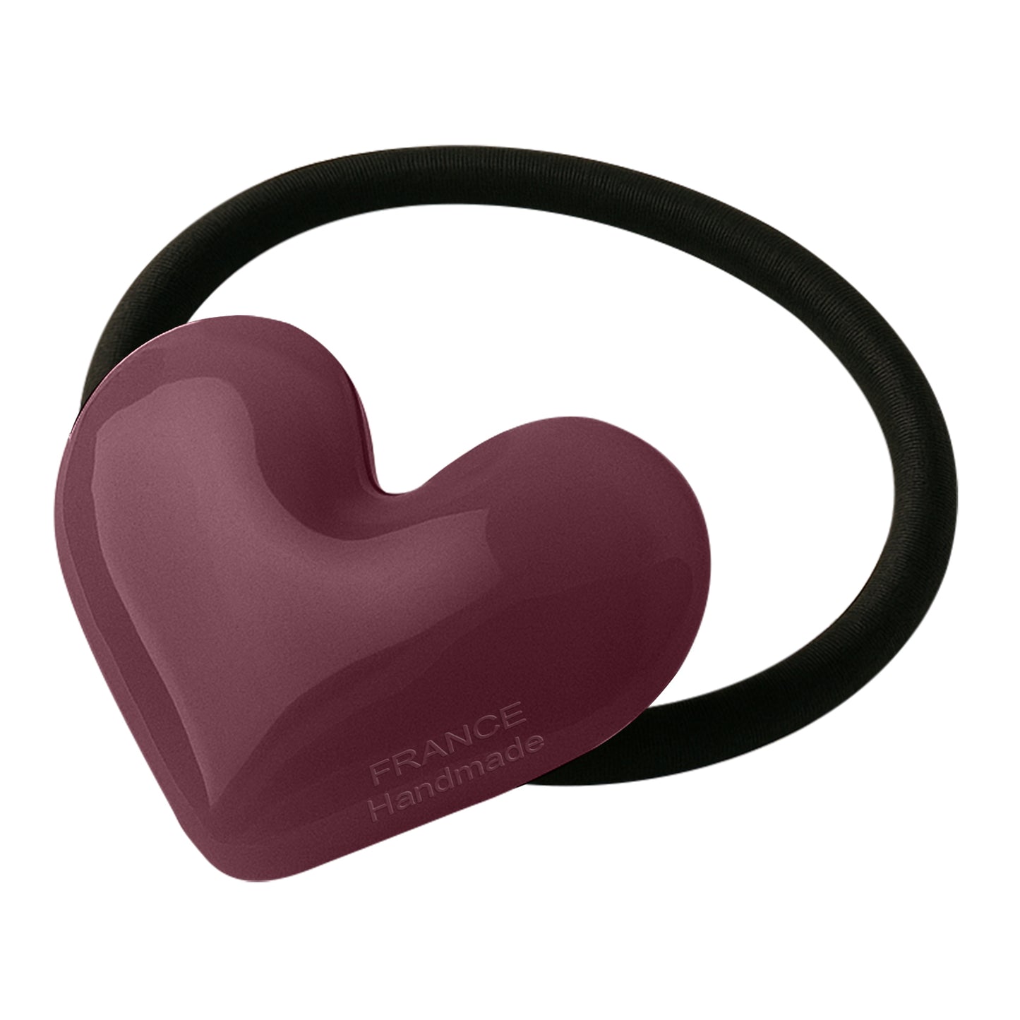 Élastique Casual Acacia Cœur d'Opaline Bordeaux