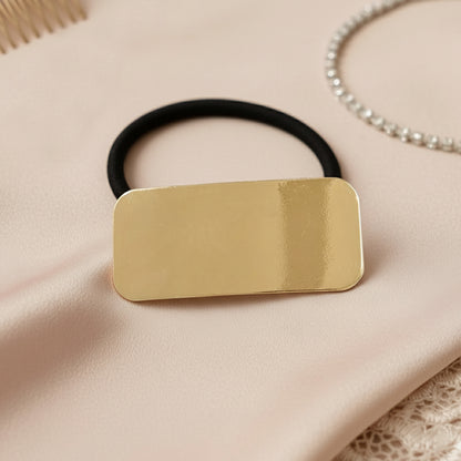 Élastique Casual Lucienne à Manchon Géométrique Doré