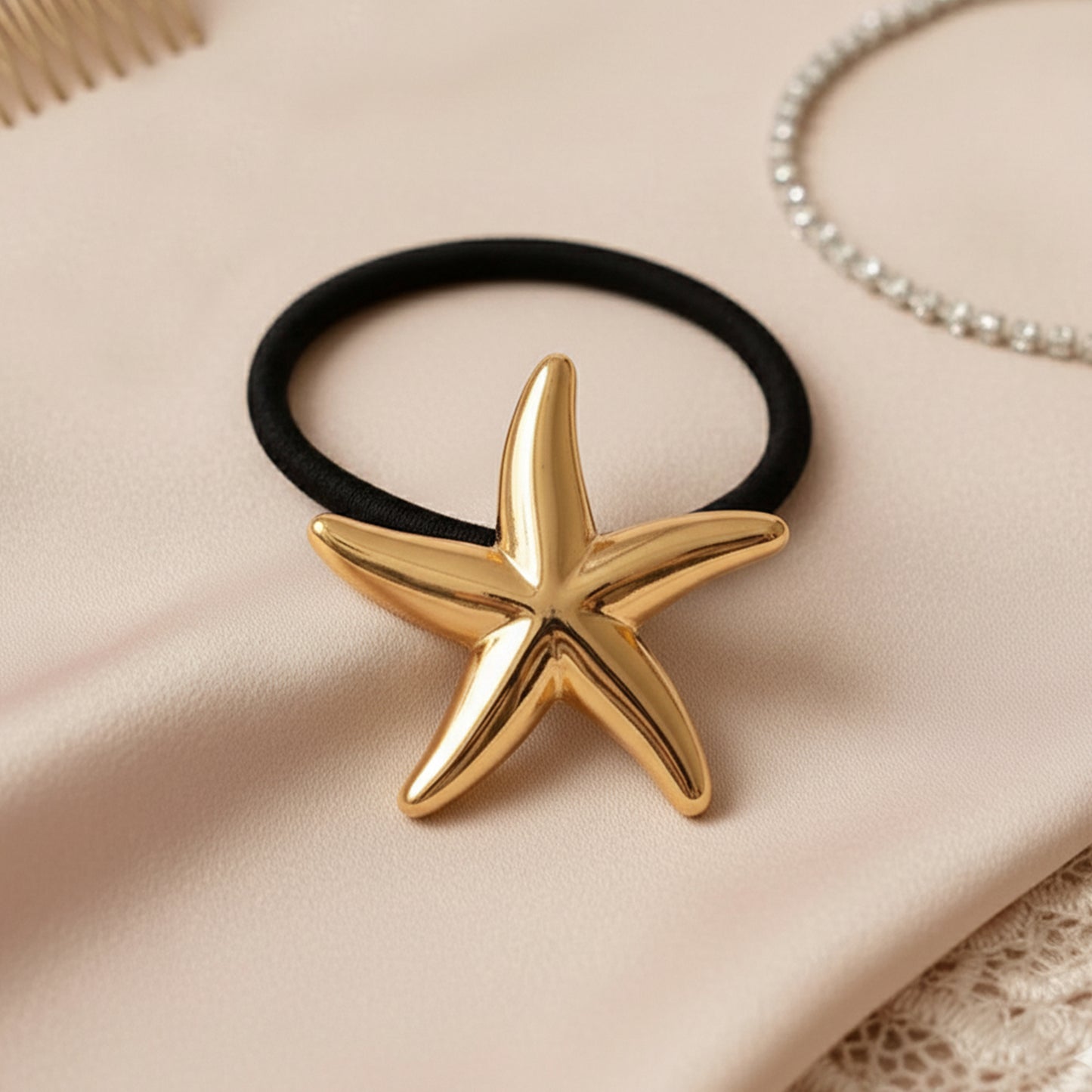 Élastique Casual Marnie Étoile Océanique Doré