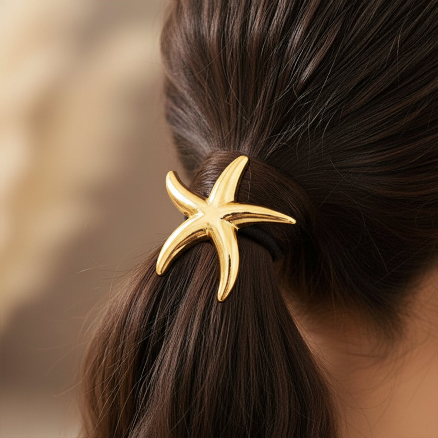 Élastique Casual Marnie Étoile Océanique Doré