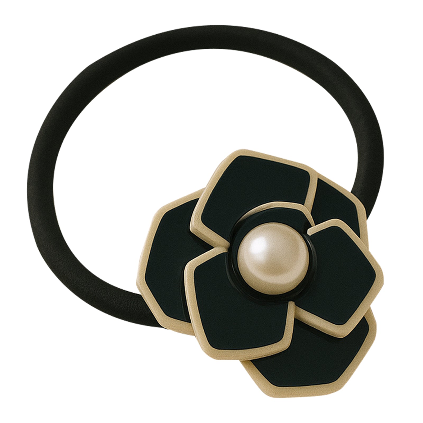 Élastique Casual à Fleur Irisée