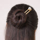 Épingle à Chignon Dorée Éclat Nacré avec Perle Style Chinois