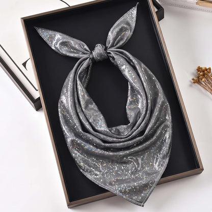 Foulard Bandana Triangle Ciel de Cristal 85 x 35cm