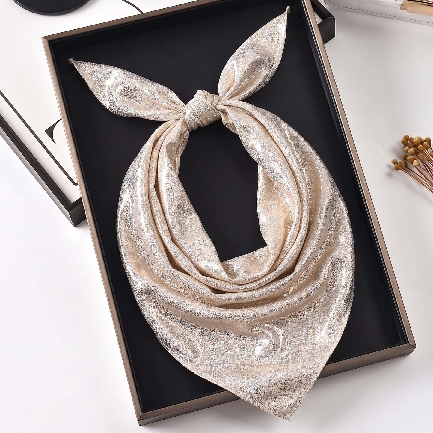 Foulard Bandana Triangle Vanilla Cloud 85 x 35cm