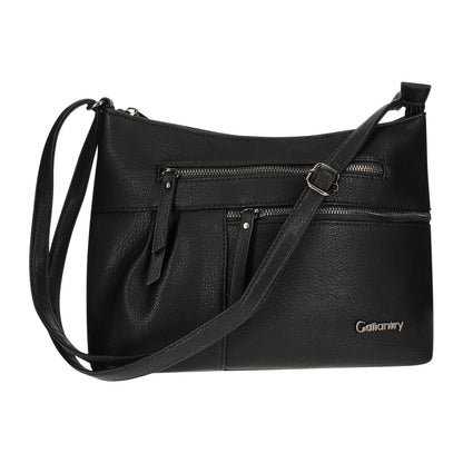 Sac Bandoulière Multi-Poches Zippées L'Allié Noir